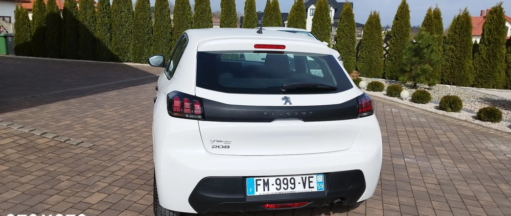 Peugeot 208 cena 43900 przebieg: 53000, rok produkcji 2019 z Dęblin małe 56